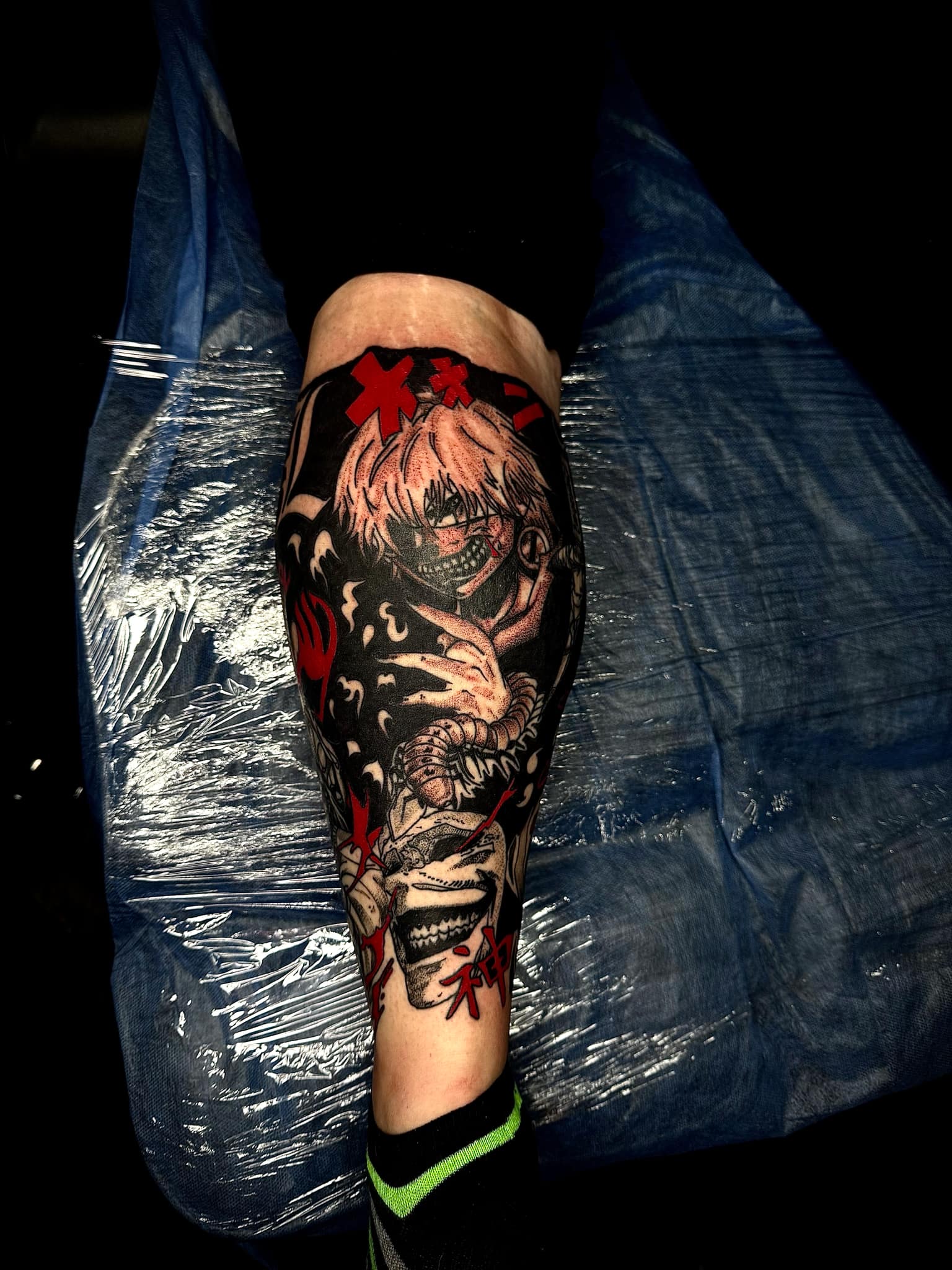  leg sleeve Manga